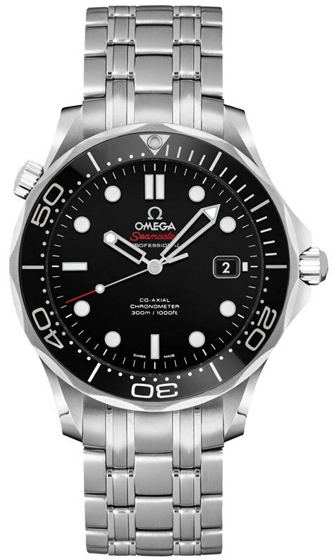 omega seamaster 300m 41mm mens divers watch black dial|omega seamaster scuba watch.